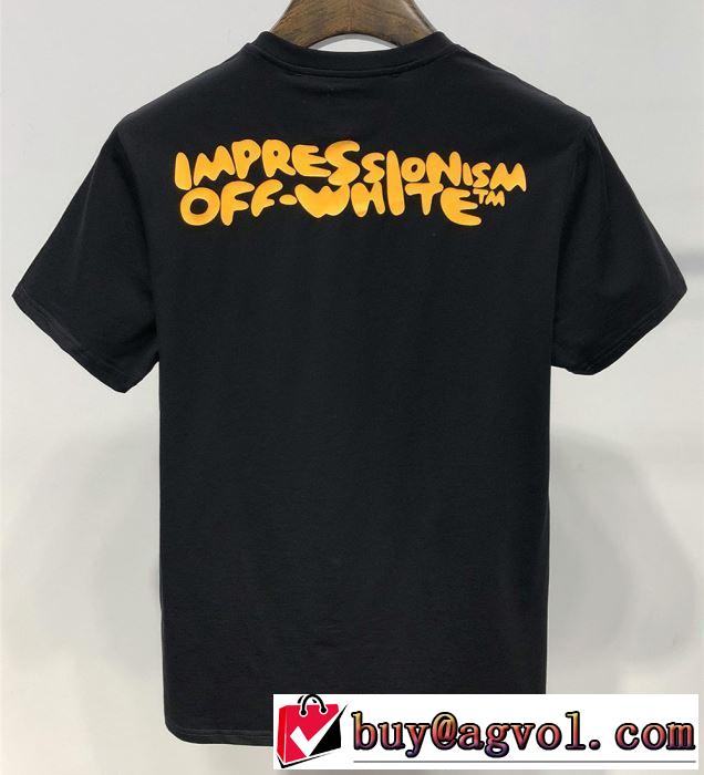 2色可選オススメしたい最新注目ファション Off-White オフホワイト 2019年春夏シーズンの人気 Tシャツ/半袖