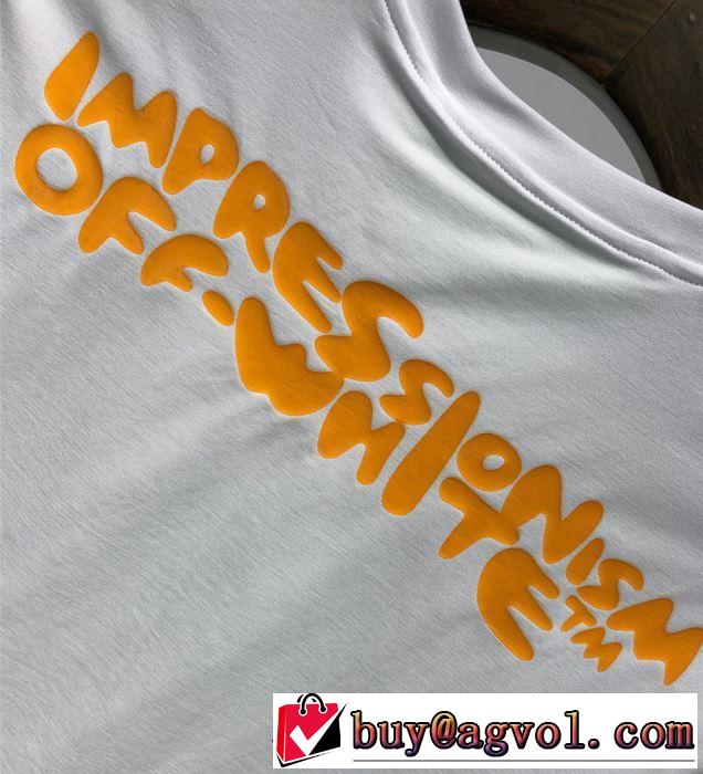 2色可選オススメしたい最新注目ファション Off-White オフホワイト 2019年春夏シーズンの人気 Tシャツ/半袖