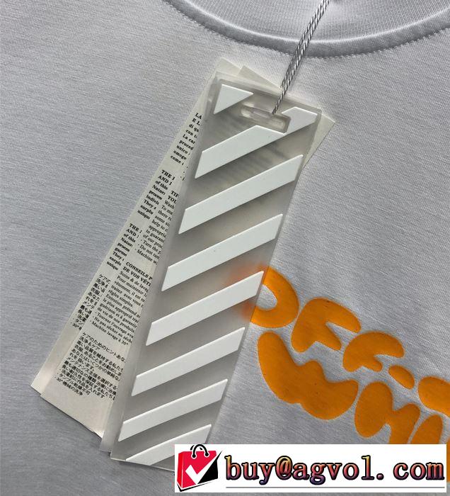 2色可選オススメしたい最新注目ファション Off-White オフホワイト 2019年春夏シーズンの人気 Tシャツ/半袖