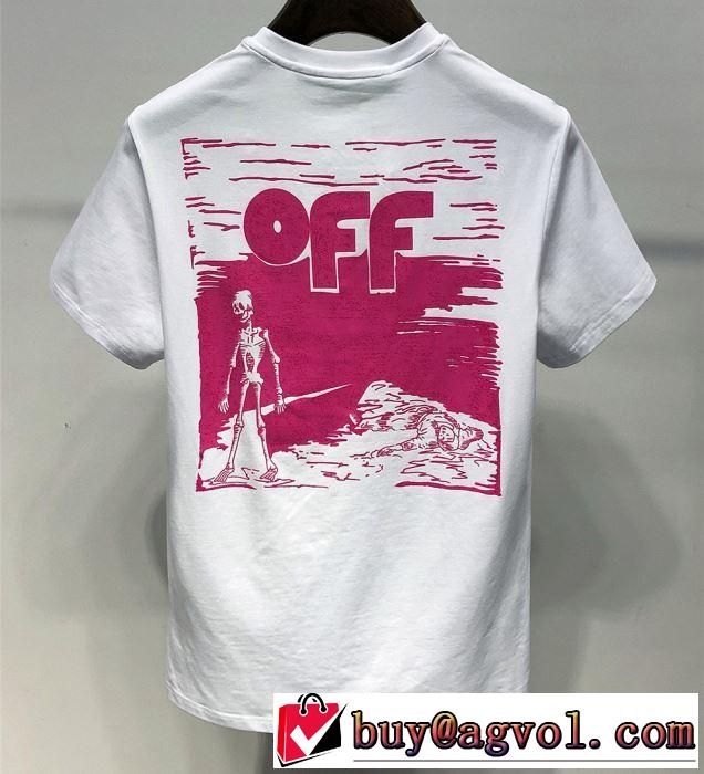 ベストはキレイめな印象に Off-White オフホワイト 2色可選2019春夏は人気定番 Tシャツ/半袖