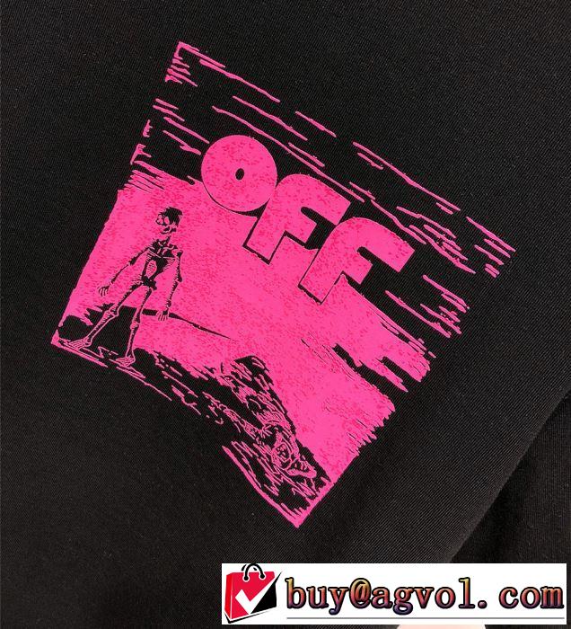 ベストはキレイめな印象に Off-White オフホワイト 2色可選2019春夏は人気定番 Tシャツ/半袖