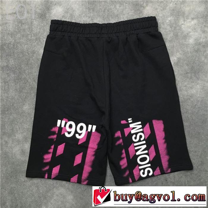  2色可選都市独特のトレンドアイテム Off-White オフホワイト スエットパンツ夏らしい季節感2019SS