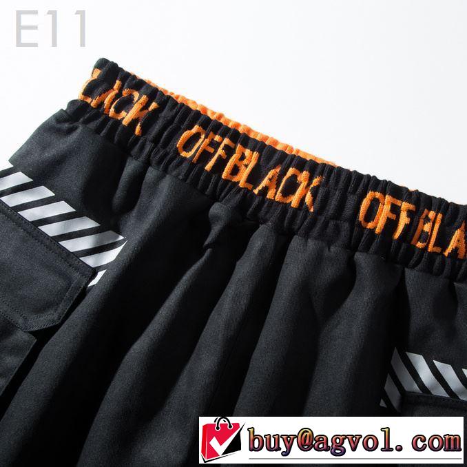 今流行りの最新コレクション Off-White 2019年春夏シーズンの人気 オフホワイト スエットパンツ