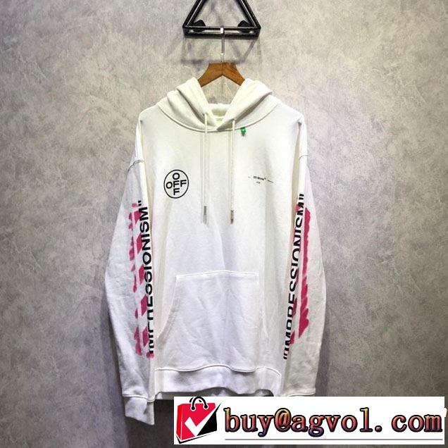 春夏！大人カジュアル Off-White オフホワイト フード付きコート《2019年》今、注目のストリート