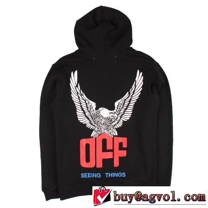 2019年春夏流行ファッション 大人の可愛さを引き立て Off-White オフホワイト フード付きコート