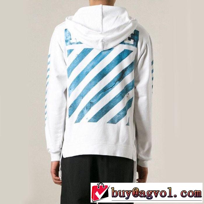Off-White 2019春夏人気トレンドアイテム オフホワイト 2色可選 今流行りの最新コレクションパーカー