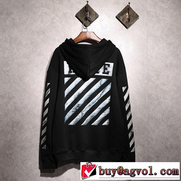 Off-White 2019春夏人気トレンドアイテム オフホワイト 2色可選 今流行りの最新コレクションパーカー