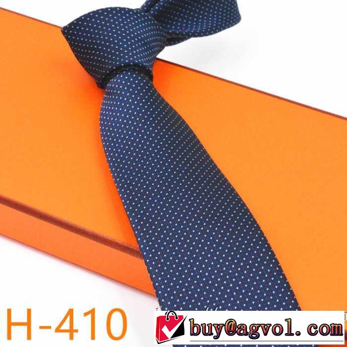 2色可選 エルメスおしゃれでおすすめ今季トレンド  HERMES ネクタイ 2019トレンドアイテム激安