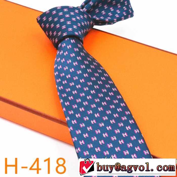 2019秋断然ブランド推し エルメス HERMES ネクタイ おしゃれさんはいち早く取り 多色可選