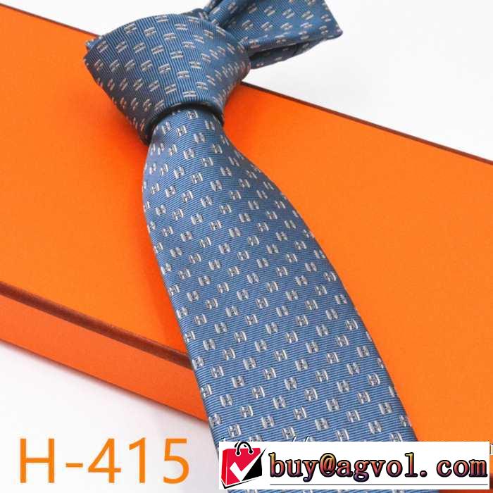 2019秋断然ブランド推し エルメス HERMES ネクタイ おしゃれさんはいち早く取り 多色可選