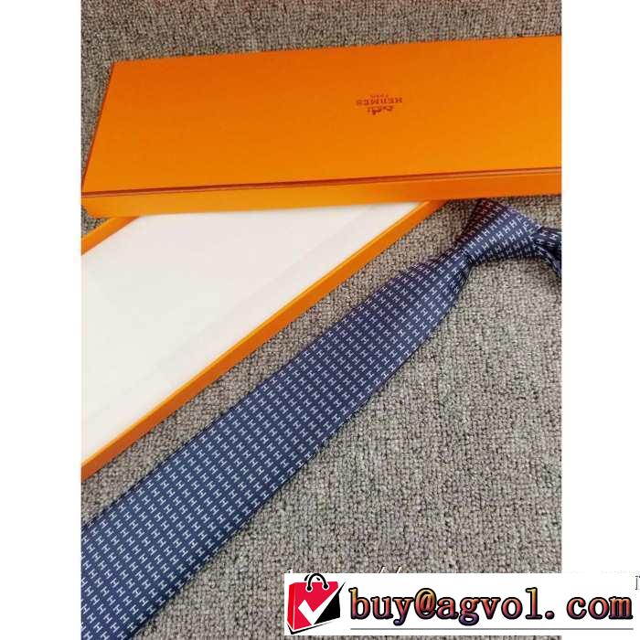 2019秋、イチオシ上品 エルメス HERMES おしゃれさんはいち早く取り ネクタイ