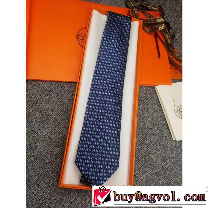 2019秋、イチオシ上品 エルメス HERMES おしゃれさんはいち早く取り ネクタイ