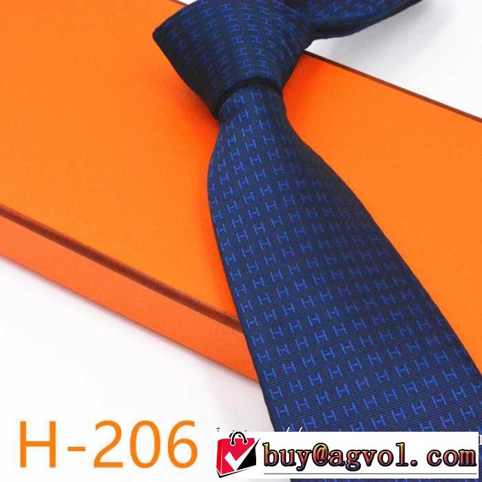 おしゃれ感度が高い秋冬トレンド エルメス HERMES ネクタイ 2019秋のファッショントレンドはこれ