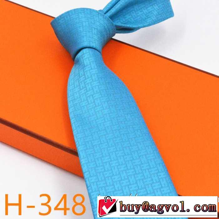 多色可選  秋こそ楽しめるアイテム エルメス2019秋、イチオシ上品 HERMES ネクタイ