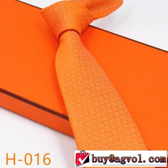 多色可選  秋こそ楽しめるアイテム エルメス2019秋、イチオシ上品 HERMES ネクタイ