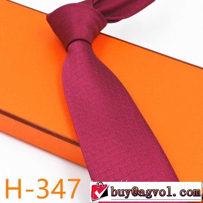 多色可選  秋こそ楽しめるアイテム エルメス2019秋、イチオシ上品 HERMES ネクタイ