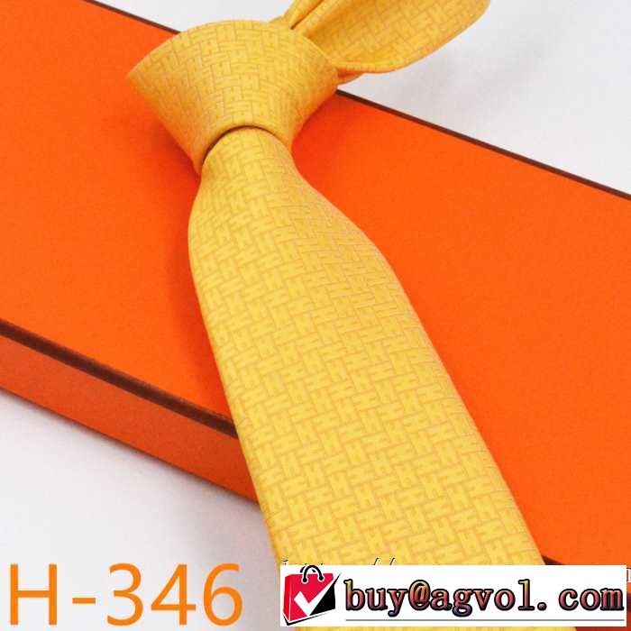 多色可選  秋こそ楽しめるアイテム エルメス2019秋、イチオシ上品 HERMES ネクタイ