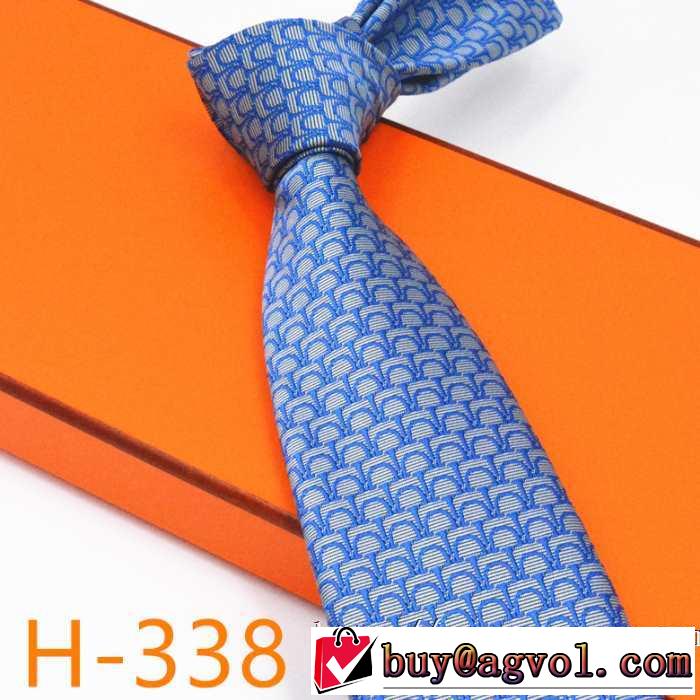 エルメス絶対おさえるべきカラーと最新  HERMES ネクタイ 2019秋冬最重要アイテム  4色可選