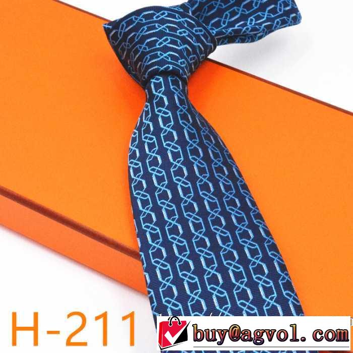現在流行中のおすすめ人気 エルメス 2019秋のファッショントレンドはこれ HERMES ネクタイ 3色可選