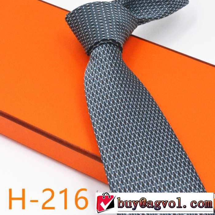 2019秋のファッショントレンドはこれ エルメスおしゃれさんはいち早く取り  HERMES ネクタイ 多色可選