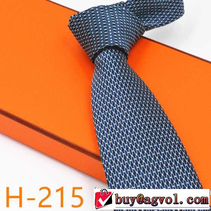 2019秋のファッショントレンドはこれ エルメスおしゃれさんはいち早く取り  HERMES ネクタイ 多色可選