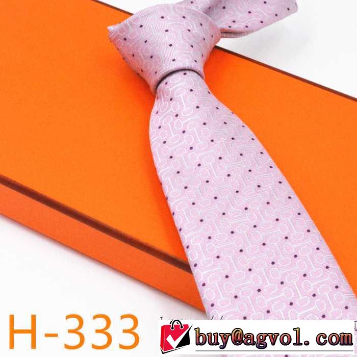 3色可選 エルメス支持率が高い秋冬最新作 HERMES ネクタイ 先取り 2019/2020秋冬ファッション