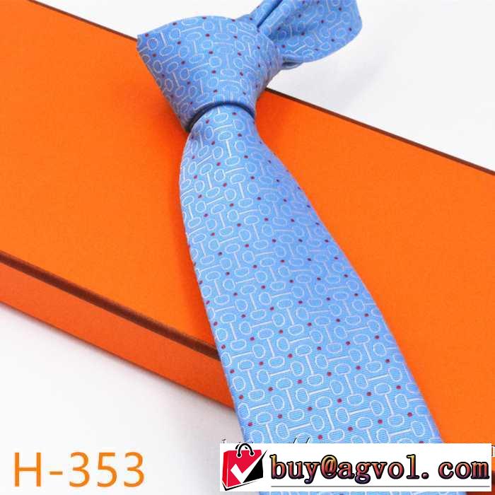 3色可選 エルメス支持率が高い秋冬最新作 HERMES ネクタイ 先取り 2019/2020秋冬ファッション