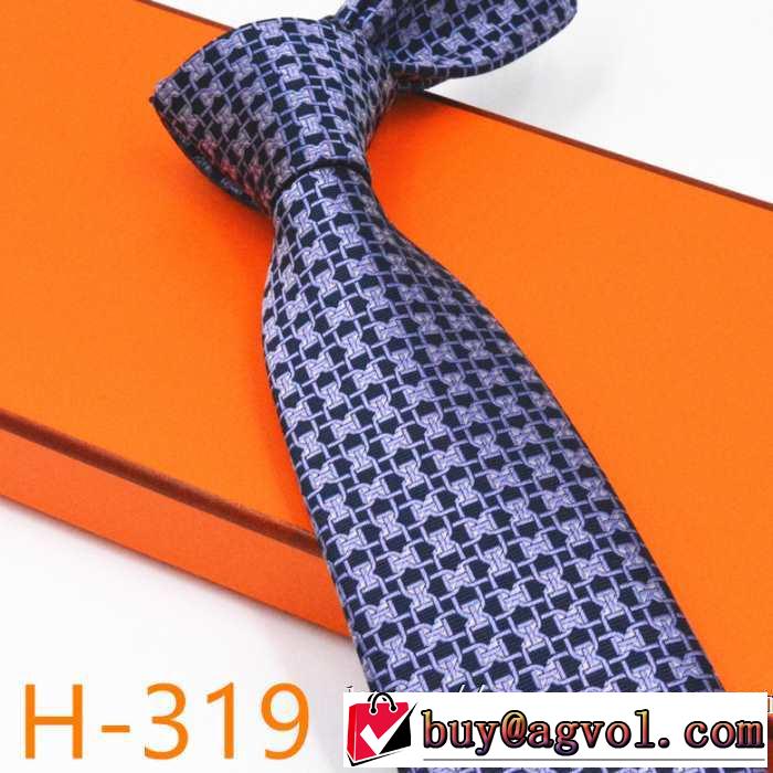 速報！2019年秋ファッショントレンド エルメス着心地もなめらかで快適  HERMES ネクタイ 多色可選