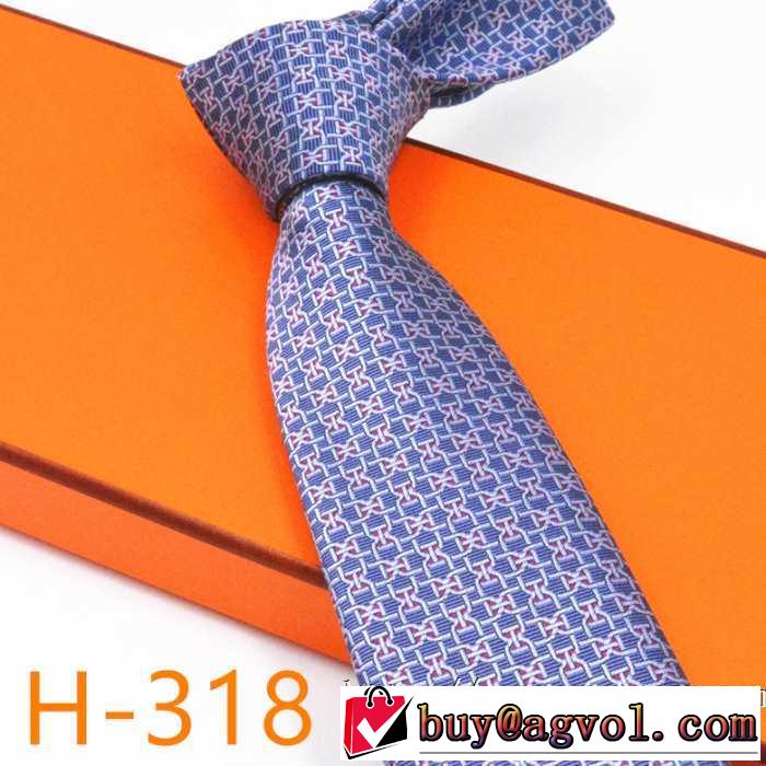 速報！2019年秋ファッショントレンド エルメス着心地もなめらかで快適  HERMES ネクタイ 多色可選