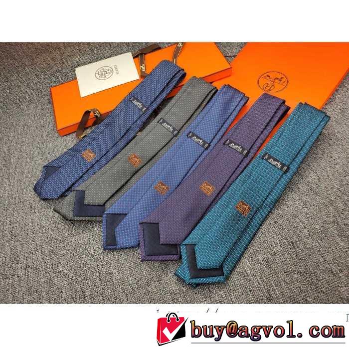 先取り 2019/2020秋冬ファッション エルメス更にトレンドが急上昇中  HERMES ネクタイ 多色可選