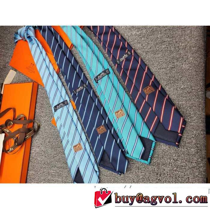 人気ファッション雑誌でも掲載 エルメス 4色可選 HERMES ネクタイ 秋冬にお世話になる定番