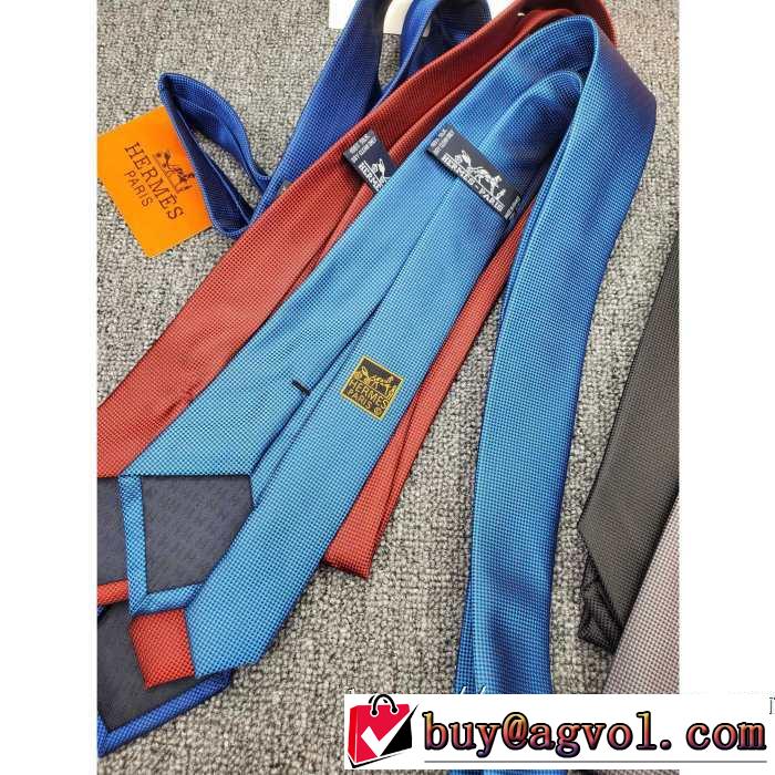 シンプルに着こなしたい エルメス秋にはやる最新作を先取り HERMES ネクタイ 秋服コーデ2019年版 多色可選