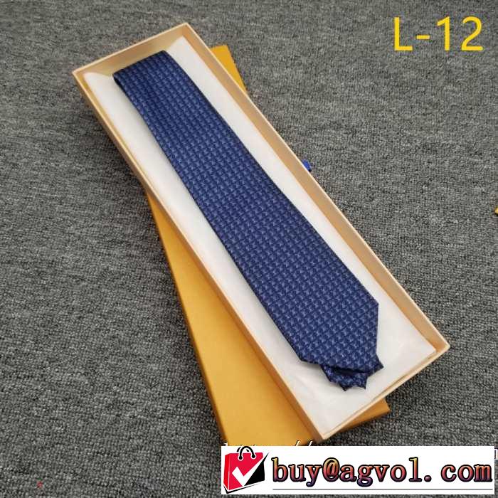 多色可選 おすすめする注目トレンド ルイ ヴィトン2019トレンドファッション新品  LOUIS VUITTON ネクタイ