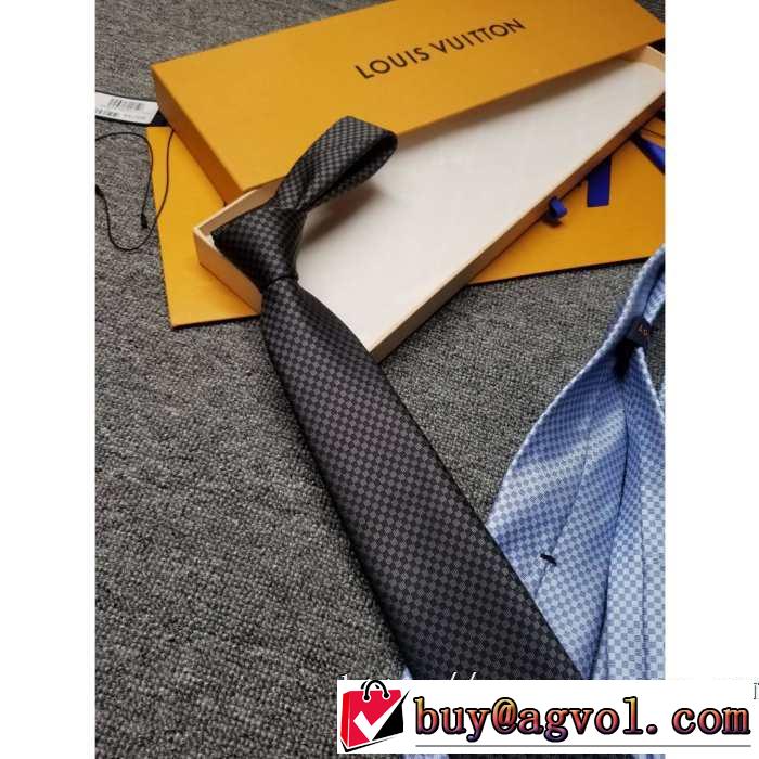 ルイ ヴィトン2019秋冬トレンドアイテム LOUIS VUITTON ネクタイ ファッショントレンドを早速チェック 4色可選