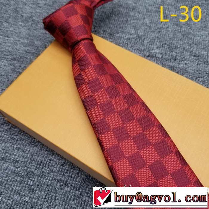 2019トレンドファッション新品 ルイ ヴィトン 多色可選  LOUIS VUITTON ネクタイ やっぱり優しい色