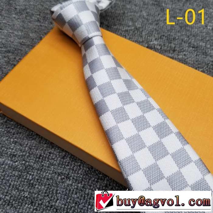 2019トレンドファッション新品 ルイ ヴィトン 多色可選  LOUIS VUITTON ネクタイ やっぱり優しい色
