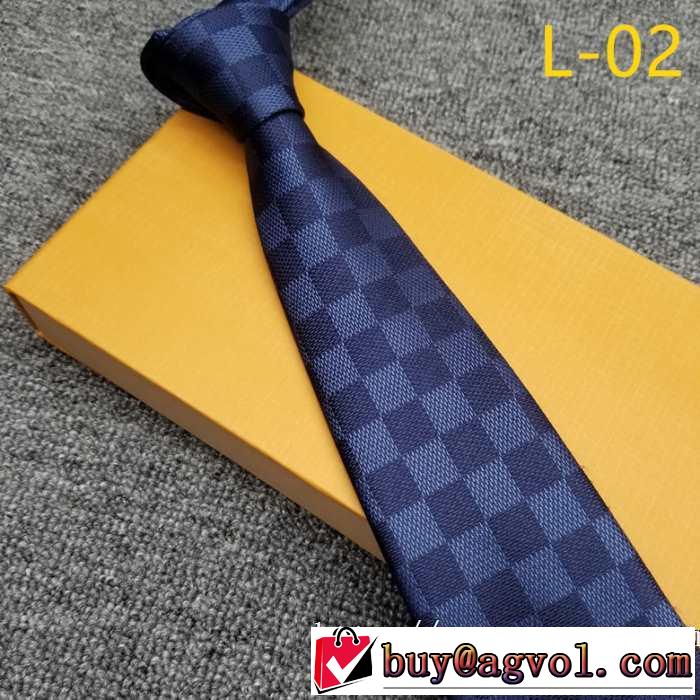 2019トレンドファッション新品 ルイ ヴィトン 多色可選  LOUIS VUITTON ネクタイ やっぱり優しい色