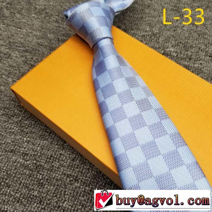 2019トレンドファッション新品 ルイ ヴィトン 多色可選  LOUIS VUITTON ネクタイ やっぱり優しい色