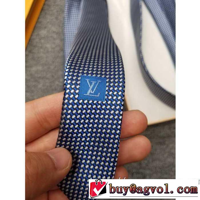 ネクタイ ファッション上級者向け ルイ ヴィトン2019トレンドファッション新品 LOUIS VUITTON 2色可選