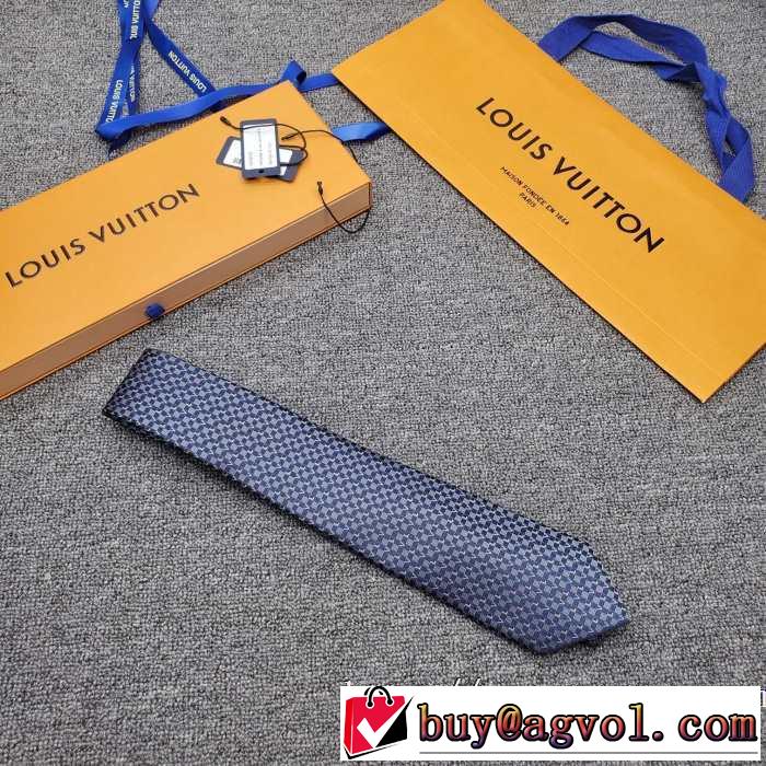 ルイ ヴィトン2019-20秋冬トレンドファッション  LOUIS VUITTON ネクタイ さわやかに新品おすすめ