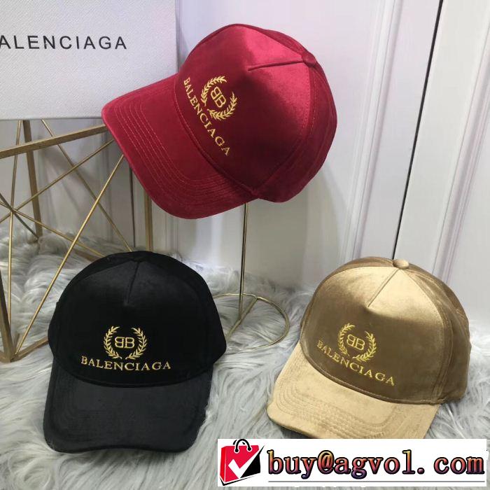  毎日でも使える人気商品 3色可選  キャップ 新しい品質保証バレンシアガ BALENCIAGA 2019年春の新作続々 