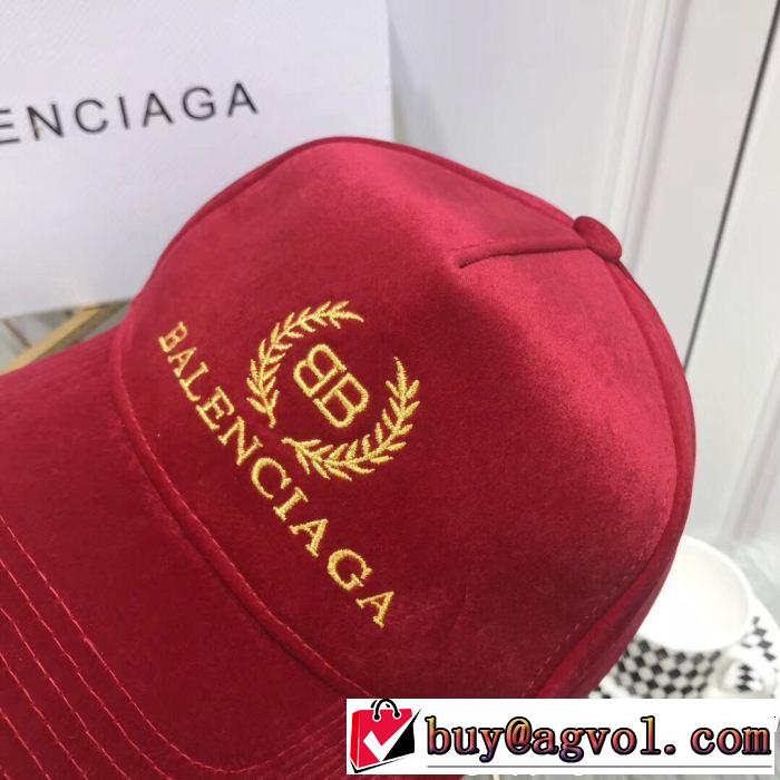 毎日でも使える人気商品 3色可選  キャップ 新しい品質保証バレンシアガ BALENCIAGA 2019年春の新作続々