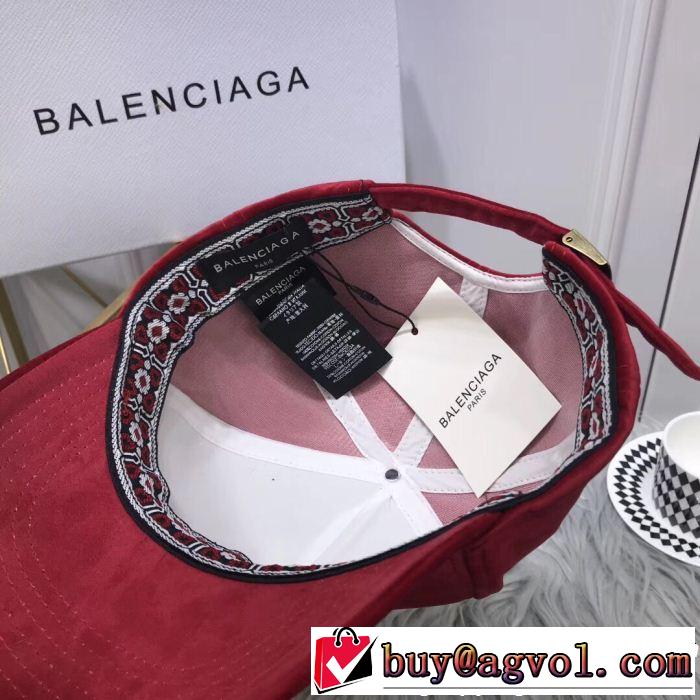 毎日でも使える人気商品 3色可選  キャップ 新しい品質保証バレンシアガ BALENCIAGA 2019年春の新作続々