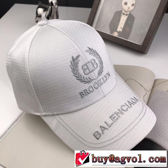 2019春夏の大注目トレンド 今っぽく新作アイテム バレンシアガ BALENCIAGA ベースボールキャップ 2色可選