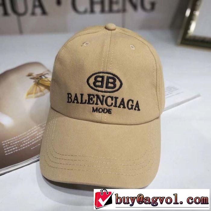 バレンシアガ BALENCIAGA ベースボールキャップ 4色可選 2019春夏トレンドアイテム 今シーズン注目のデザイン
