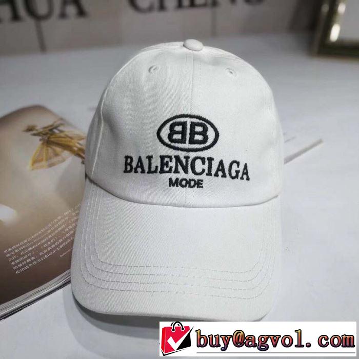 バレンシアガ BALENCIAGA ベースボールキャップ 4色可選 2019春夏トレンドアイテム 今シーズン注目のデザイン
