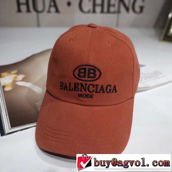 バレンシアガ BALENCIAGA ベースボールキャップ 4色可選 2019春夏トレンドアイテム 今シーズン注目のデザイン
