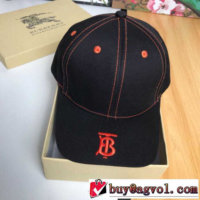 人気夏ファションおすすめ バーバリー BURBERRY ベースボールキャップ 2色可選 2019年春夏シーズンの人気