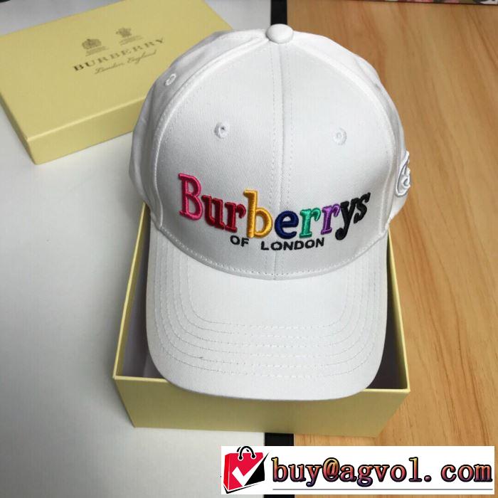 バーバリー BURBERRY ベースボールキャップ 2色可選 おしゃれデザインも大人気 2019年最新ファッション