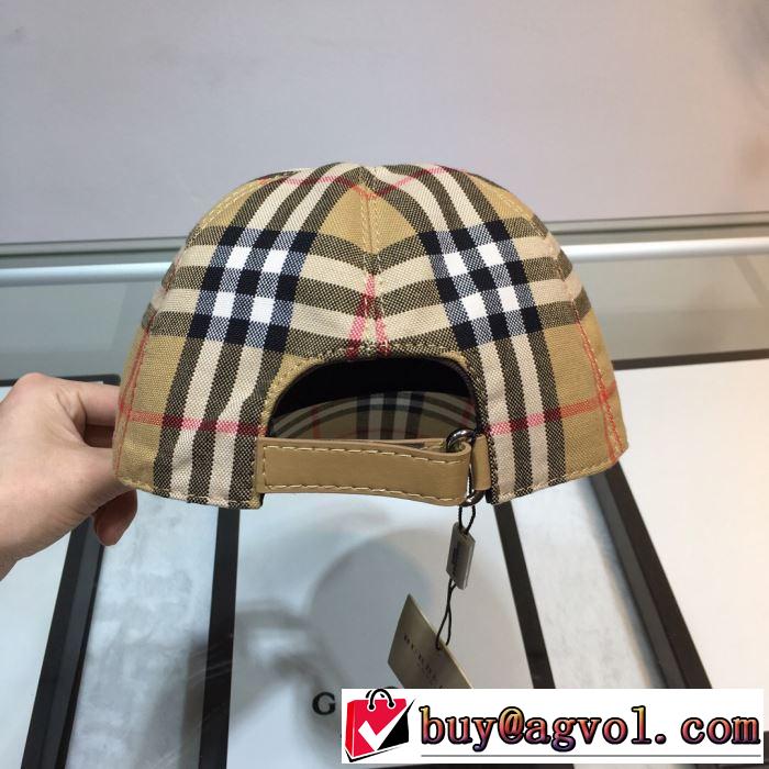 今季トレンドの限定アイテム 2019春夏の大注目トレンド バーバリー BURBERRY ベースボールキャップ